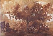 Claude Lorrain Landscape with Mythological Figures (mk17) oil painting reproduction